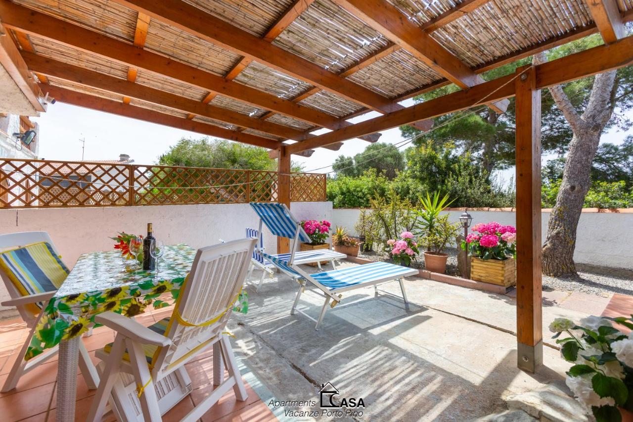 Apartments Casa Vacanze Porto Pino Ngoại thất bức ảnh